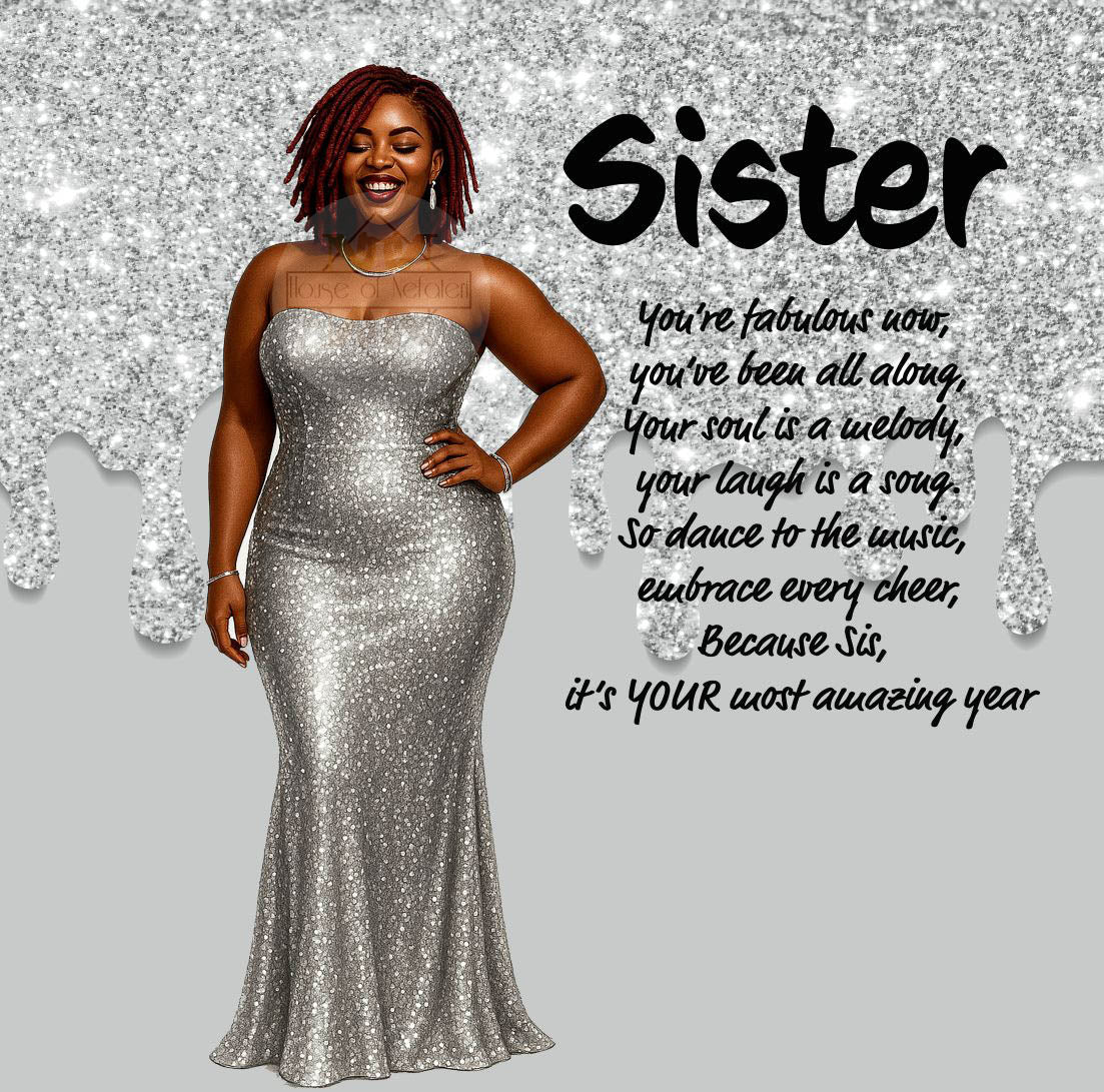 1377 Loc Sister Silver Dress