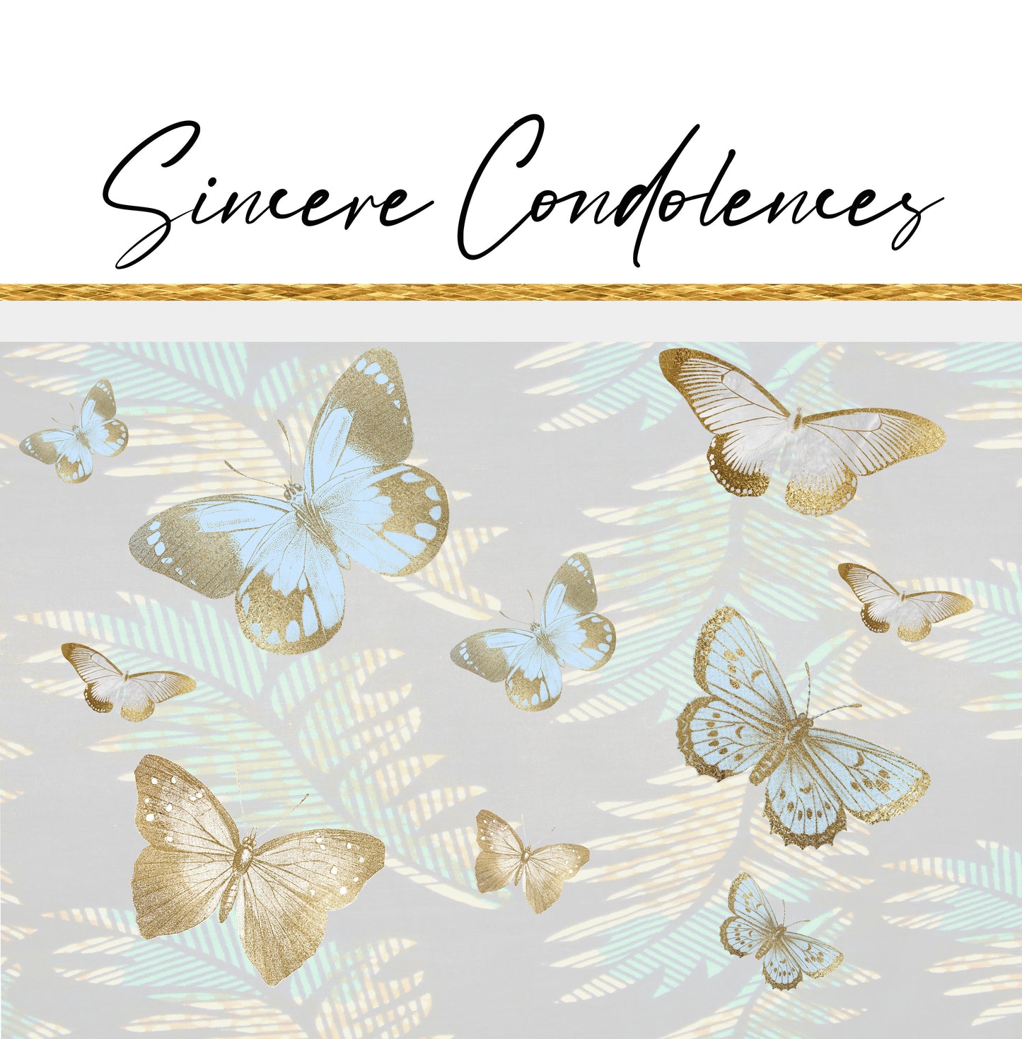 926 Sincere Condolences Butterflies