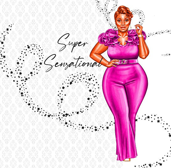0000 Curvy Lady Bundle (Pack of 4 Cards)