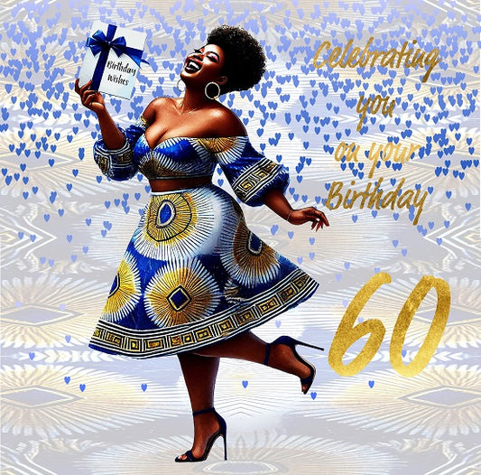 1291 Celebrating you 60 Blue