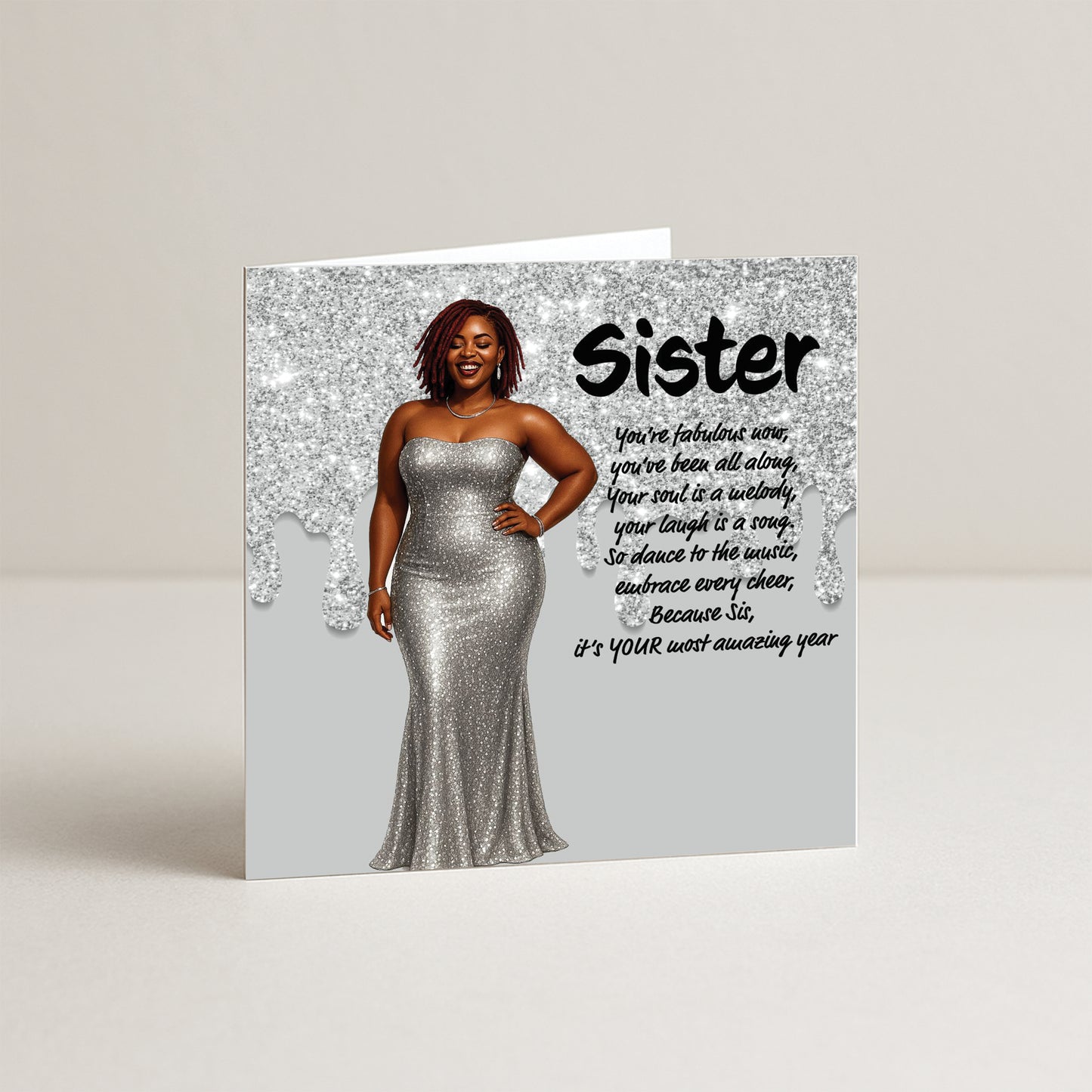 1377 Loc Sister Silver Dress