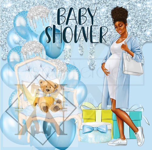 1012 Baby Shower Boy Celebration Card