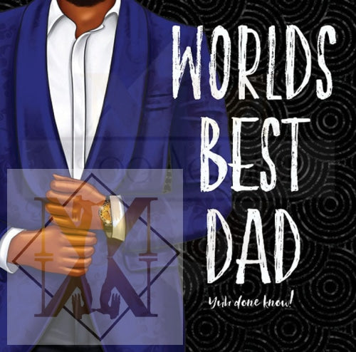 1042 Worlds Best Dad Greeting Card