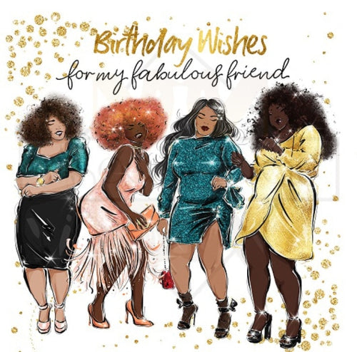 1059 Fabulous Friend Birthday Card