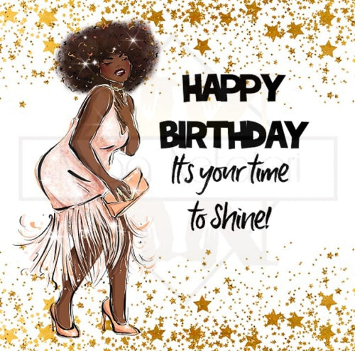1061 Your Time To Shine Birthday Card