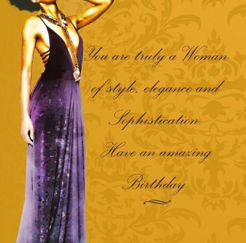518 Style And Elegance Celebration Card