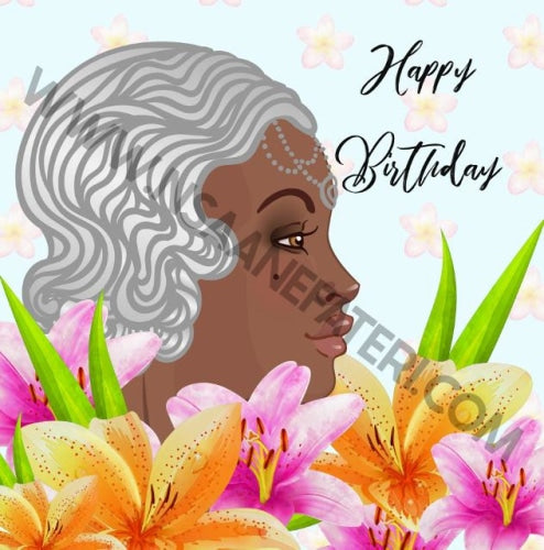 791 Silver Goddess Nsaa Nefateri Black Birthday Cards For Women Celebration Card