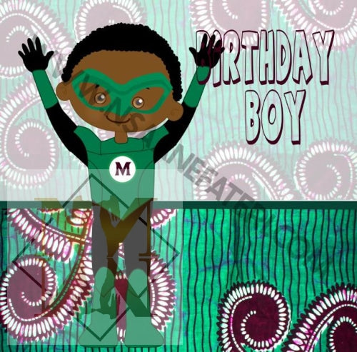 823 Melanin Boy Nsaa Nefateri Black Birthday Cards For Boys Celebration Card