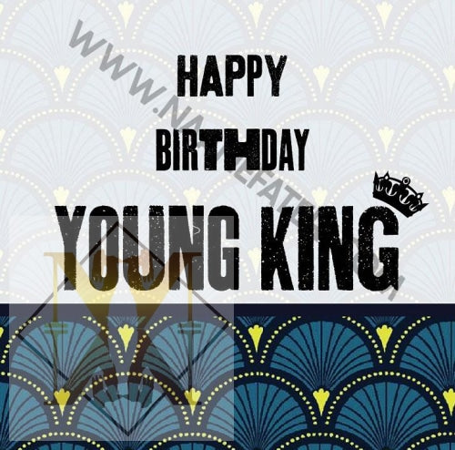 860 Young King Birthday Card By Nsaa Nefateri Celebration Card