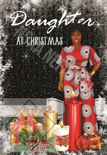886 Daughter Christmas Card