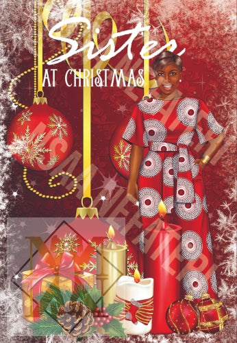 891 Sister Christmas Card