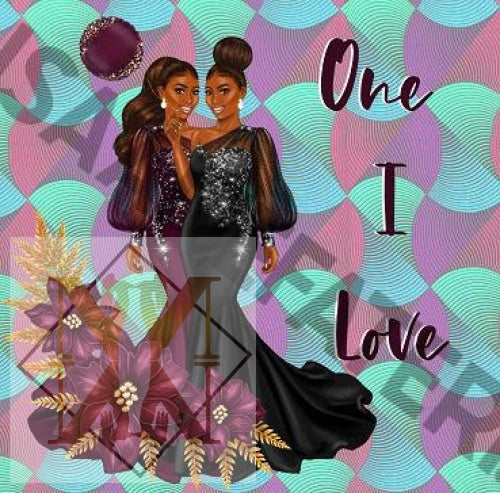 913 One I Love Valentine Black Love Card By Nsaa Nefateri Celebration Card