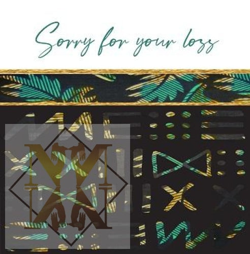 927 Sorry For Your Loss Celebration Card