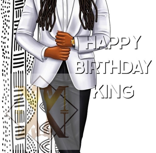 942 Birthday King Celebration Card