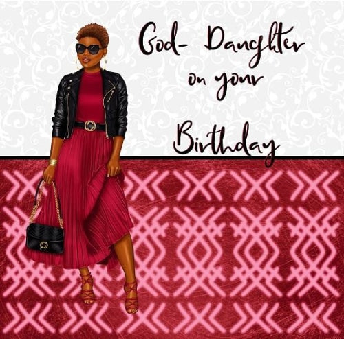 976 God Daughter Adult Birthday Card