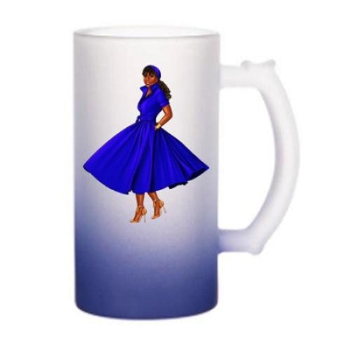 Blue Woman Flair Water Mug Mugs